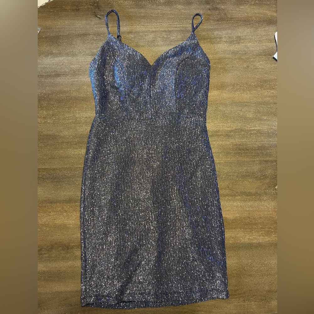 Blue homecoming dress